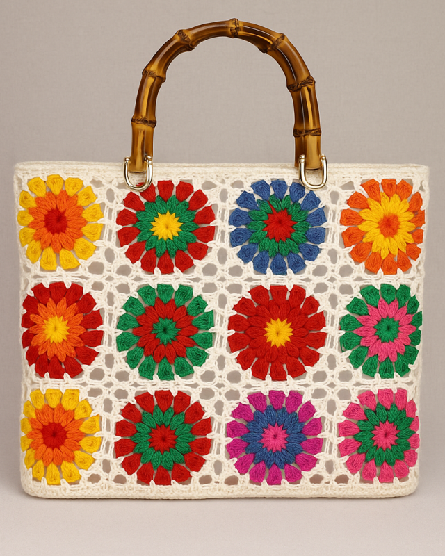 Galon Crochet Rosace Fleur- 42mm - Mercerine
