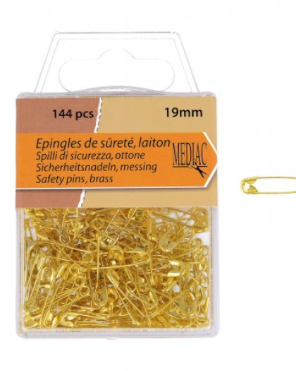 Epingles à nourrice 19mm - 144 pièces - Mercerine