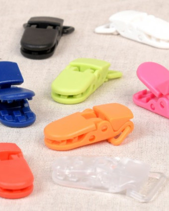 Clip Croco Plastique - 8 coloris - Mercerine