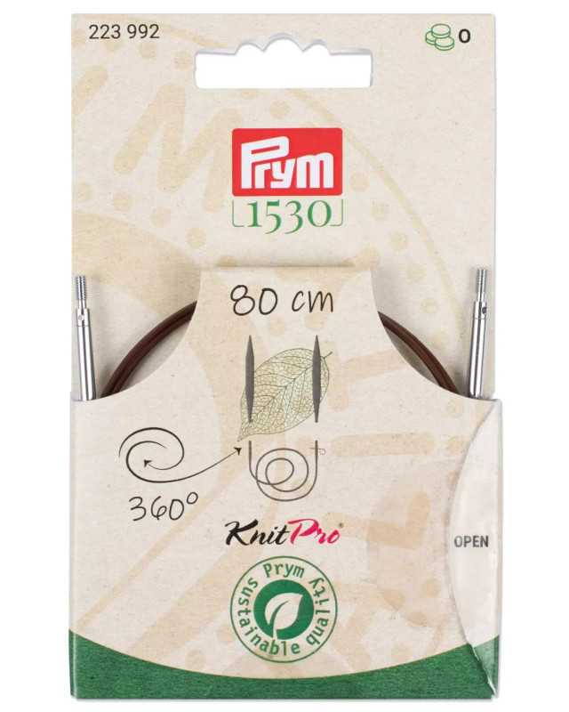 Cordon aiguilles à tricoter 360°- 6 tailles - Prym- Mercerine