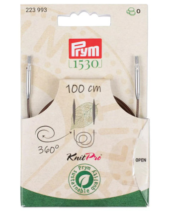 Cordon aiguilles à tricoter 360°- 6 tailles - Prym- Mercerine