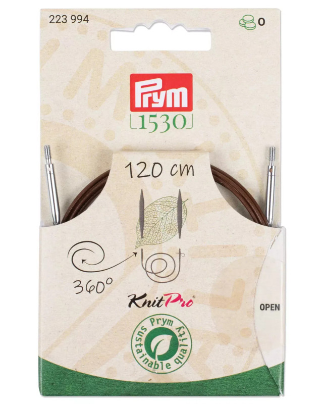 Cordon aiguilles à tricoter 360°- 6 tailles - Prym- Mercerine