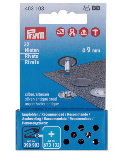 Rivets recharge - 9mm - Prym - Mercerine