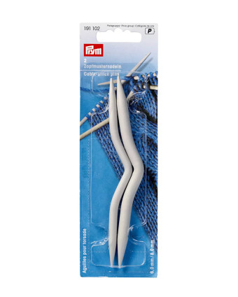 Aiguille pour torsade - 2 tailles - Prym - Mercerine