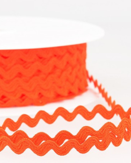 Ruban serpentin orange fluo - Mercerine