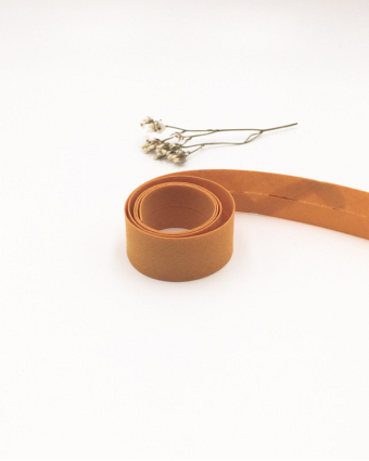 Biais ocre - 20 mm - Mercerine