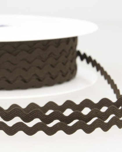 Ruban Serpentin Brun - 2 tailles - Mercerine