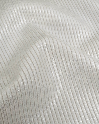 Velours Côtelé Huggy Silver - Mercerine
