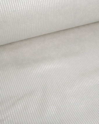 Velours Côtelé Huggy Silver - Mercerine