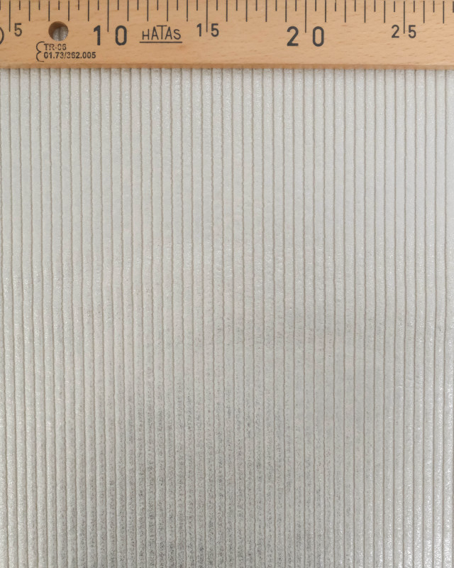 Velours Côtelé Huggy Silver - Mercerine