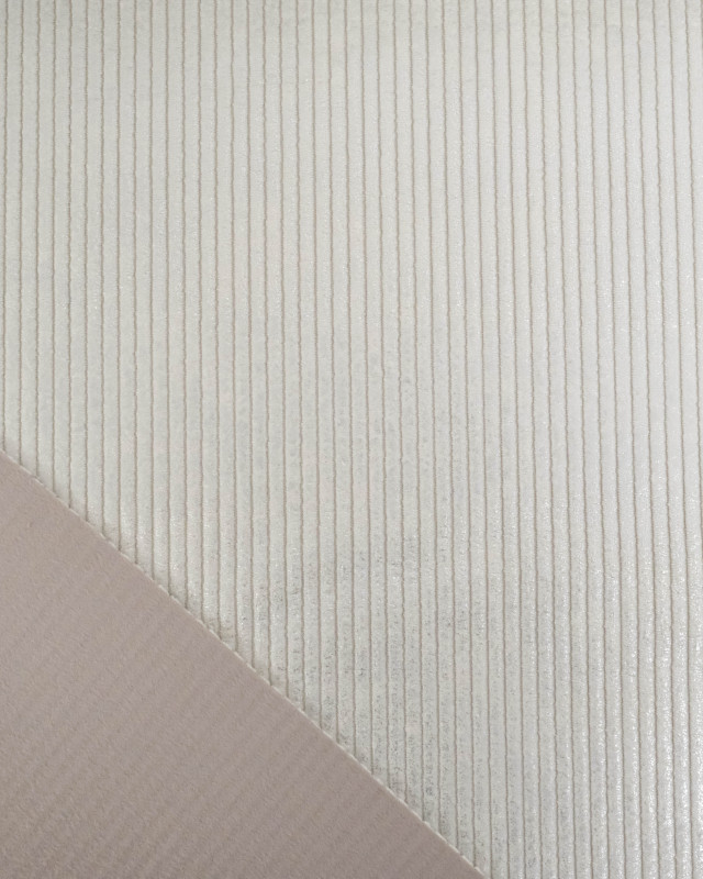 Velours Côtelé Huggy Silver - Mercerine