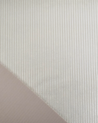 Velours Côtelé Huggy Silver - Mercerine