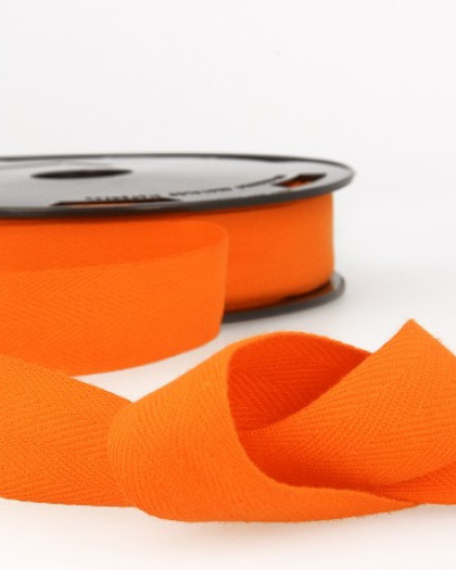 Sergé de Coton Orange - Mercerine