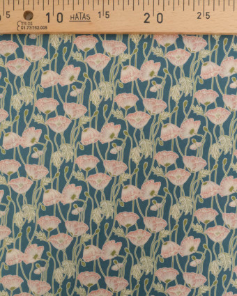 Liberty Fabrics@ Tana Lawn - Decades In Bloom Erito Poppy A - Mercerine