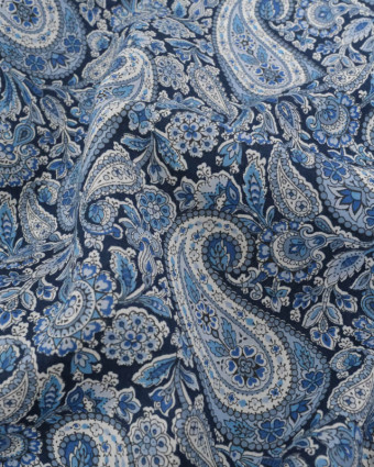 Tissu Liberty Fabrics@ Tana Lawn - Lee Manor Bleu - Mercerine