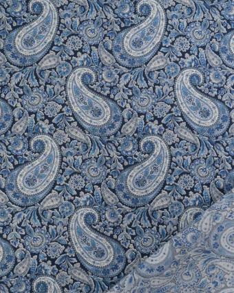 Tissu Liberty Fabrics@ Tana Lawn - Lee Manor Bleu - Mercerine
