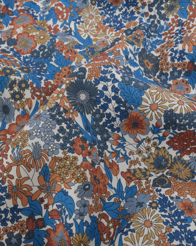 Tissu Liberty Fabrics@ Tana Lawn - Margaret Annie Bleu - Mercerine