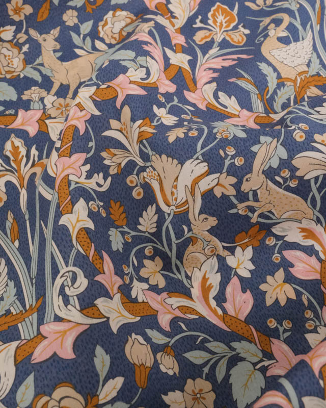 Tissu Liberty Fabrics@ Tana Lawn - Joan A Bleu - Mercerine