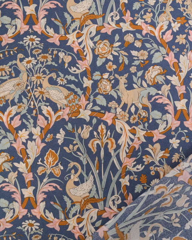 Tissu Liberty Fabrics@ Tana Lawn - Joan A Bleu - Mercerine