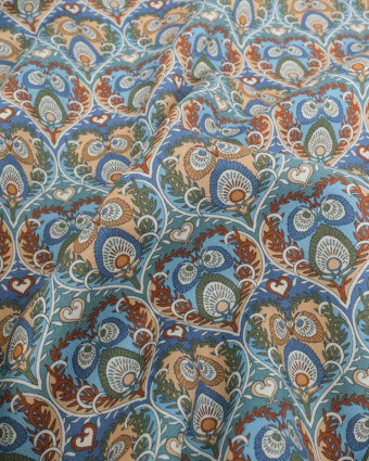 Liberty Fabrics@ Tana Lawn - Decades In Bloom Plume Hearts A - Mercerine