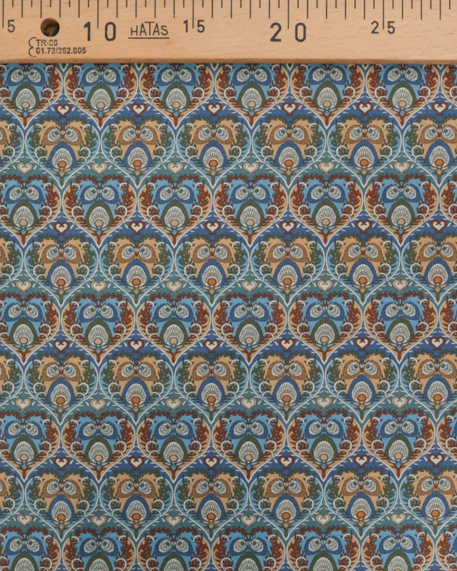 Liberty Fabrics@ Tana Lawn - Decades In Bloom Plume Hearts A - Mercerine