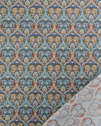 Liberty Fabrics@ Tana Lawn - Decades In Bloom Plume Hearts A - Mercerine