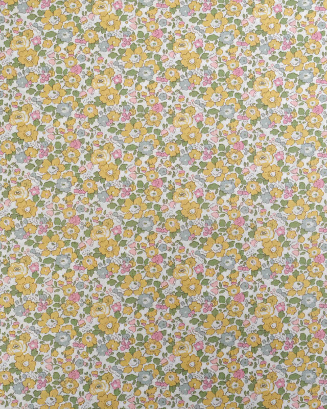 Tissu Liberty Fabrics@ Tana Lawn - Betsy Ann Jaune - Mercerine