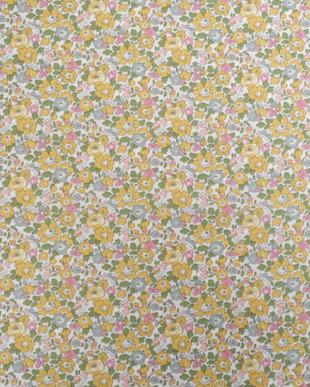 Tissu Liberty Fabrics@ Tana Lawn - Betsy Ann Jaune - Mercerine