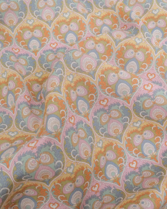 Liberty Fabrics@ Tana Lawn - Decades In Bloom Plume Hearts D - Mercerine