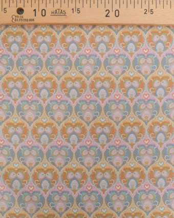 Liberty Fabrics@ Tana Lawn - Decades In Bloom Plume Hearts D - Mercerine
