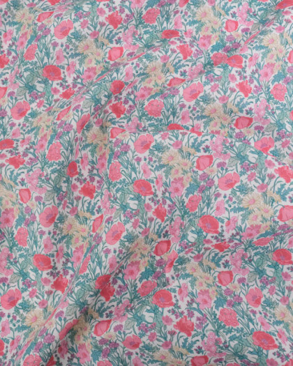 Tissu Liberty Fabrics@ Tana Lawn - Florance May Rose - Mercerine