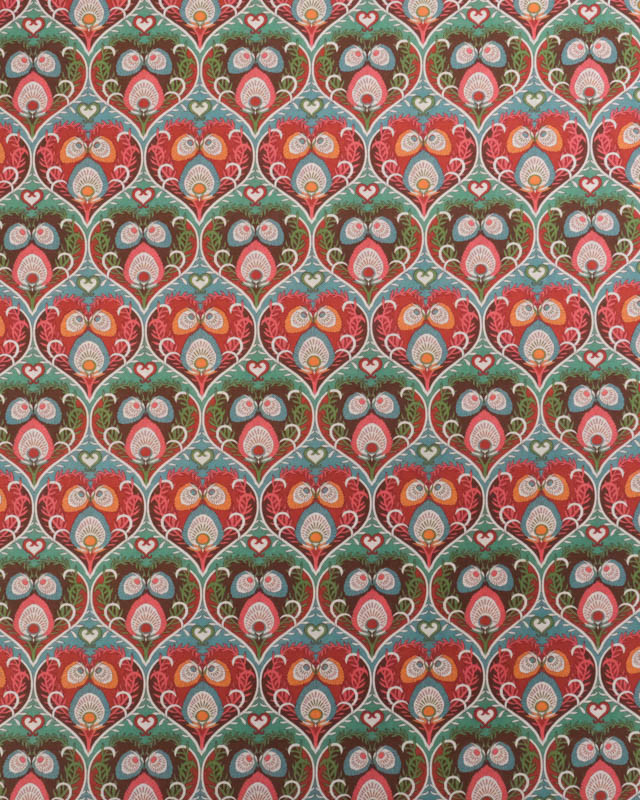 Liberty Fabrics@ Tana Lawn - Decades In Bloom Plume Hearts C - Mercerine