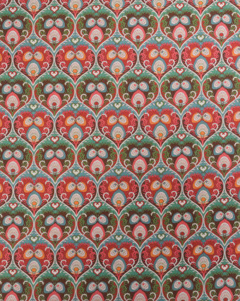 Liberty Fabrics@ Tana Lawn - Decades In Bloom Plume Hearts C - Mercerine