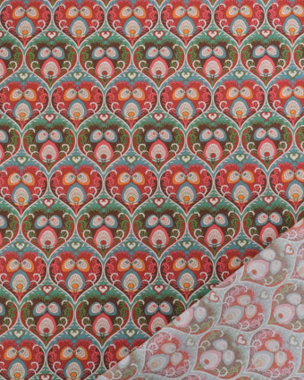 Liberty Fabrics@ Tana Lawn - Decades In Bloom Plume Hearts C - Mercerine