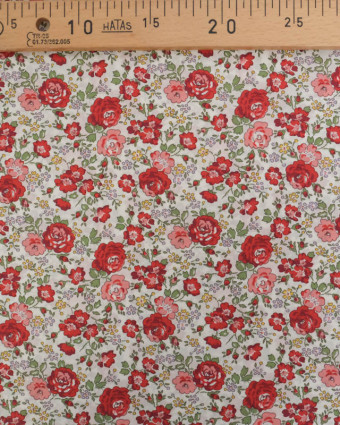 Tissu Liberty Fabrics@ Tana Lawn - Felicite Rouge - Mercerine