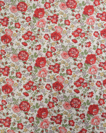 Tissu Liberty Fabrics@ Tana Lawn - Felicite Rouge - Mercerine