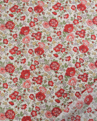 Tissu Liberty Fabrics@ Tana Lawn - Felicite Rouge - Mercerine