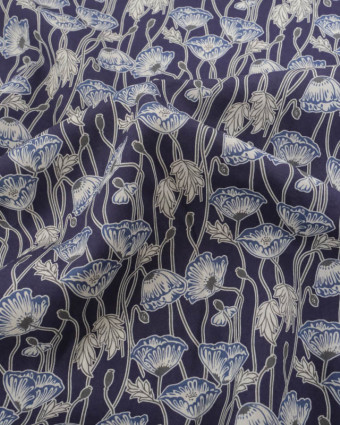 Liberty Fabrics@ Tana Lawn - Decades In Bloom Erito Poppy B - Mercerine
