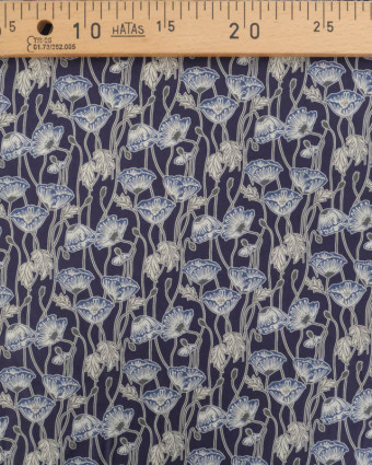 Liberty Fabrics@ Tana Lawn - Decades In Bloom Erito Poppy B - Mercerine