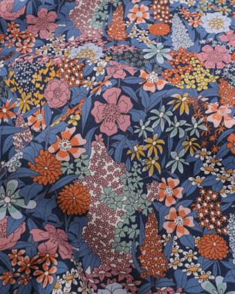 Tissu Liberty Fabrics@ Tana Lawn - Ciara Bleu - Mercerine