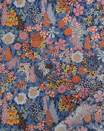 Tissu Liberty Fabrics@ Tana Lawn - Ciara Bleu - Mercerine