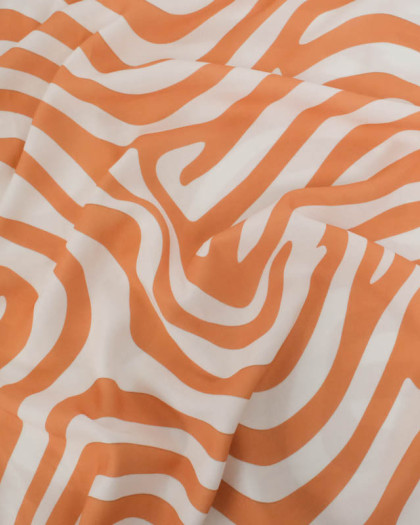 Popeline de Viscose Imprimée Ellie Mango - Mercerine