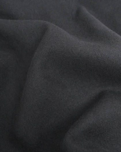 Tissu Manteau Noir - Mercerine
