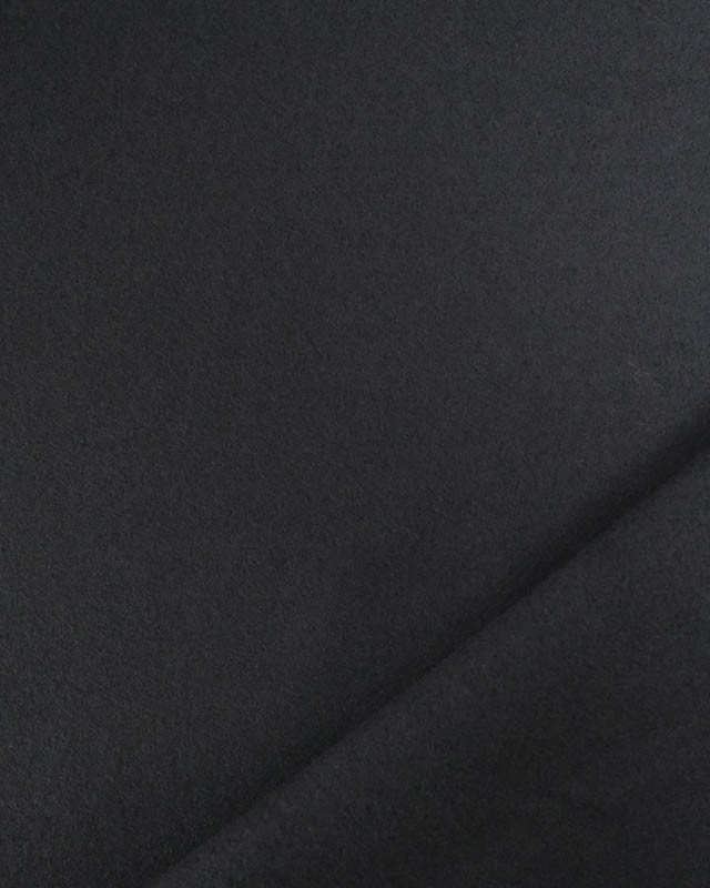 Tissu Manteau Noir - Mercerine