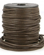 Lacet Simili Cuir Chocolat - 2 tailles