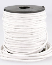 Lacet Simili Cuir Blanc - 2 tailles