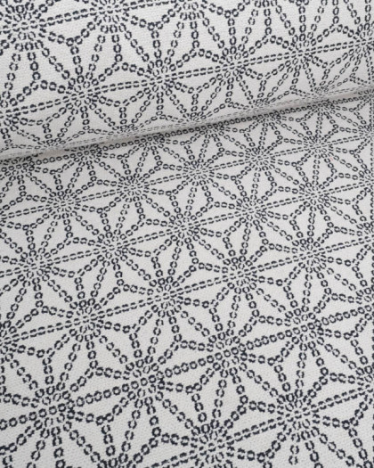 Tissu Jacquard Allover Bong Ecru - Mercerine