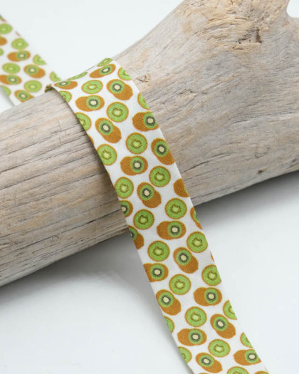 Biais Banane Kiwi - 18mm - Mercerine