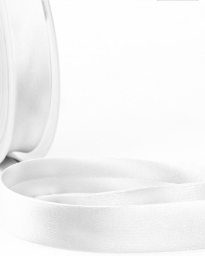 Biais satin blanc - Mercerine