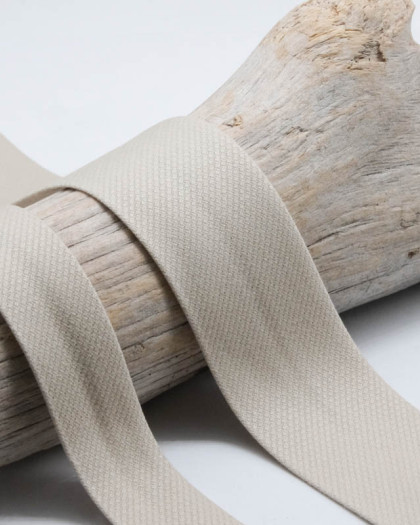 Biais Piqué Beige - 2 Tailles - Mercerine
